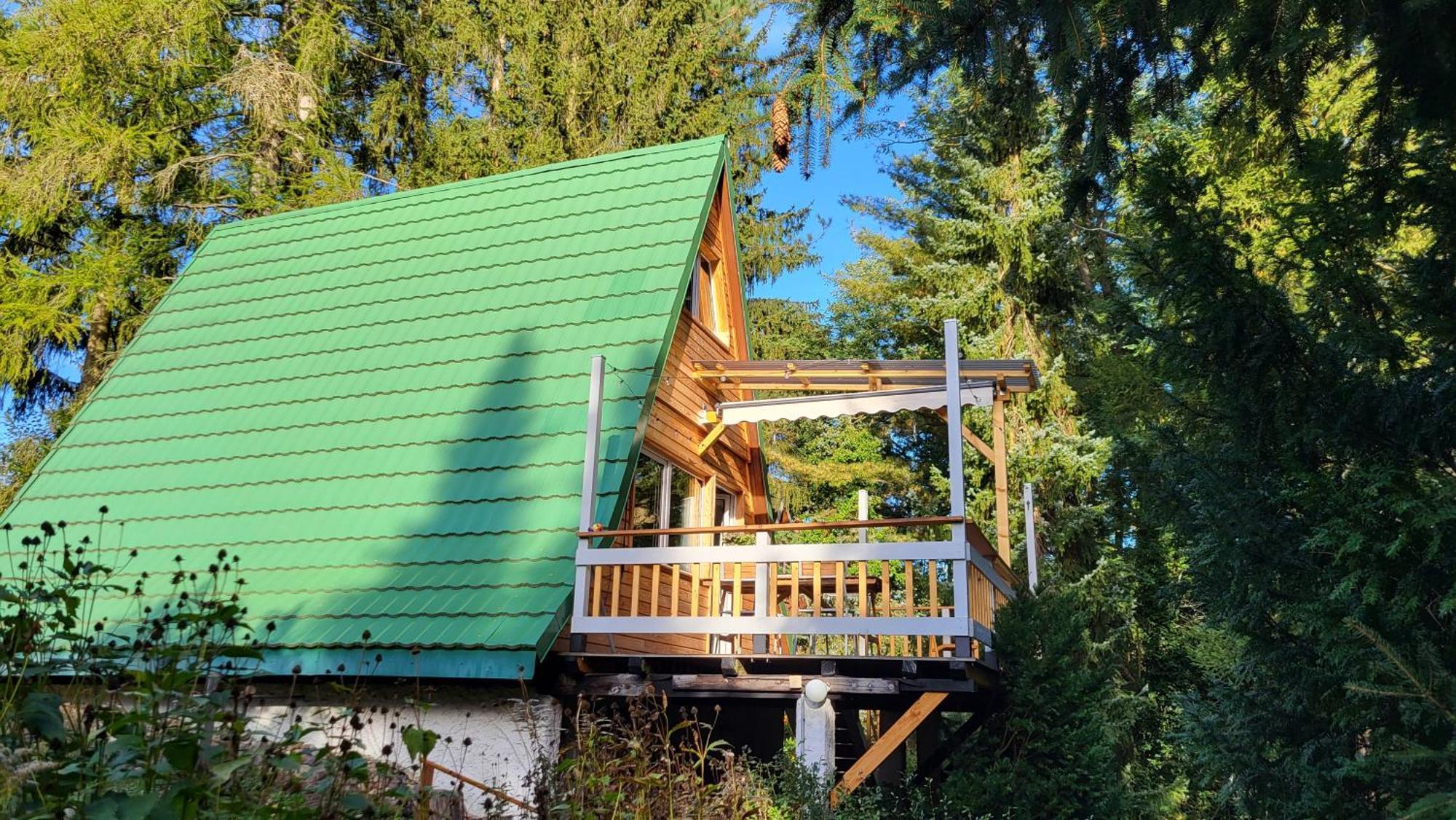 Finnhuette Zwischen Wald Und See Biesenthal Exterior photo